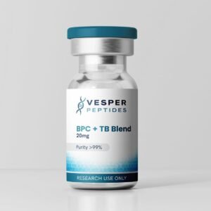 BPC + TB Blend dual BPC-157 TB-500 cytoprotective research peptide 20mg lyophilized vial