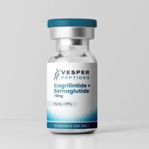 Cagrilintide Semaglutide dual amylin GLP-1 receptor research peptide blend 10mg lyophilized vial